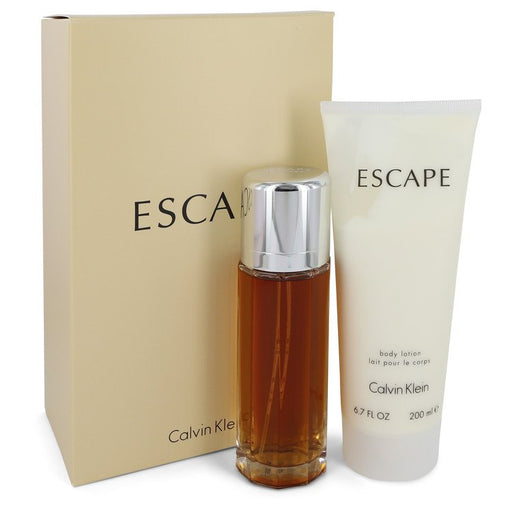 ESCAPE by Calvin Klein Gift Set -- 3.4 oz Eau De Parfum Spray + 6.7 oz Body Lotion for Women - PerfumeOutlet.com
