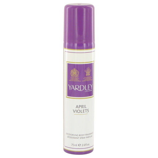 April Violets by Yardley London Body Spray 2.6 oz for Women - PerfumeOutlet.com