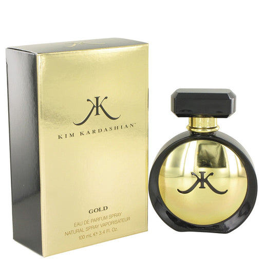 Kim Kardashian Gold by Kim Kardashian Eau De Parfum Spray 3.4 oz for Women - PerfumeOutlet.com