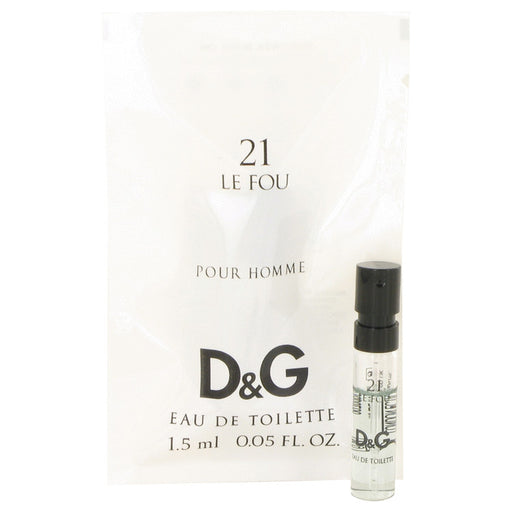 Le Fou 21 by Dolce & Gabbana Vial (Sample) .05 oz for Men - PerfumeOutlet.com