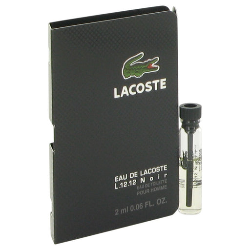 Lacoste Eau De Lacoste L.12.12 Noir by Lacoste Vial (sample) .06 oz for Men - PerfumeOutlet.com