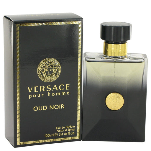 Versace Pour Homme Oud Noir by Versace Eau De Parfum Spray 3.4 oz for Men - PerfumeOutlet.com