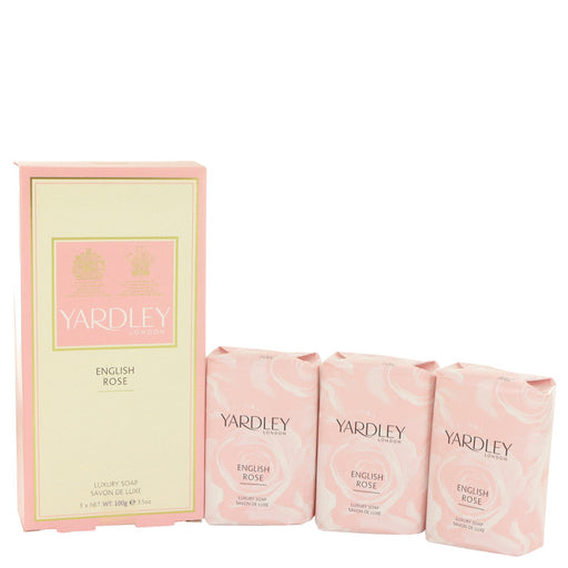 English Rose Yardley by Yardley London 3 x 3.5 oz  Luxury Soap 3.5 oz for Women - PerfumeOutlet.com