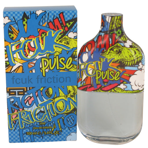 FCUK Friction Pulse by French Connection Eau De Toilette Spray 3.4 oz for Men - PerfumeOutlet.com