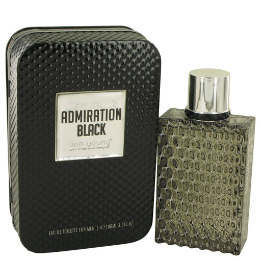 Admiration Black by Linn Young Eau De Toilette Spray 3.3 oz for Men - PerfumeOutlet.com