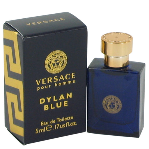Versace Pour Homme Dylan Blue by Versace Mini EDT .17 oz for Men - PerfumeOutlet.com