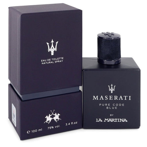 Maserati Pure Code Blue by La Martina Eau De Toilette Spray 3.4 oz for Men - PerfumeOutlet.com