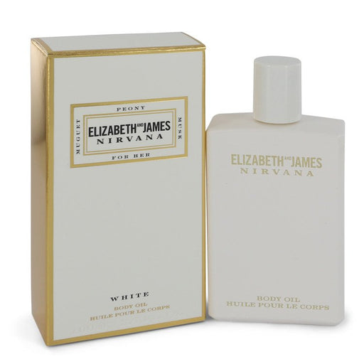 Nirvana White by Elizabeth and James Body Oil 3.4 oz for Women - PerfumeOutlet.com