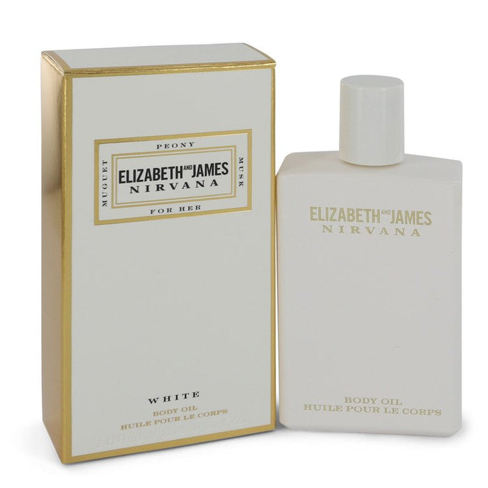 Nirvana White by Elizabeth and James Body Oil 3.4 oz for Women - PerfumeOutlet.com