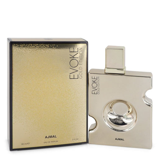 Evoke Gold by Ajmal Eau De Parfum Spray 3 oz for Men - PerfumeOutlet.com