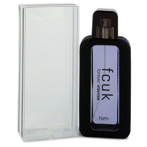 FCUK Forever Intense by French Connection Eau De Toilette Spray 3.4 oz for Men - PerfumeOutlet.com