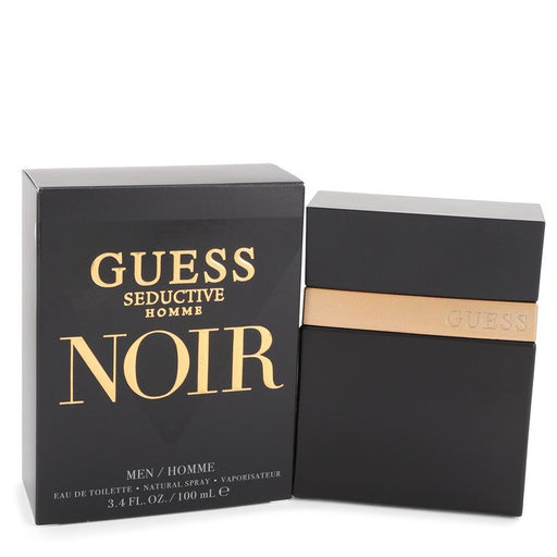 Guess Seductive Homme Noir by Guess Eau De Toilette Spray 3.4 oz for Men - PerfumeOutlet.com