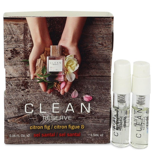 Clean Reserve Citron Fig by Clean Vial Set Includes Citron Fig and Sel Santal .05 oz  for Women - PerfumeOutlet.com