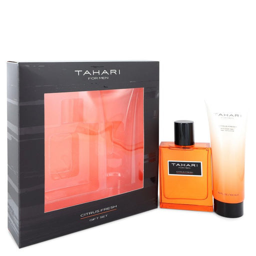 Tahari Citrus Fresh by Tahari Gift Set -- 3.4 oz Eau De Toilette Spray + 3.4 oz Shower Gel for Men - PerfumeOutlet.com