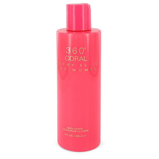 Perry Ellis 360 Coral by Perry Ellis Body Lotion 8 oz for Women - PerfumeOutlet.com