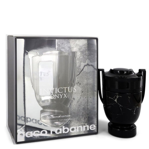Invictus Onyx by Paco Rabanne Eau De Toilette Spray Collector Edition 3.4 oz for Men - PerfumeOutlet.com