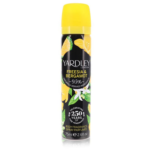 Yardley Freesia & Bergamot by Yardley London Body Fragrance Spray 2.6 oz for Women - PerfumeOutlet.com