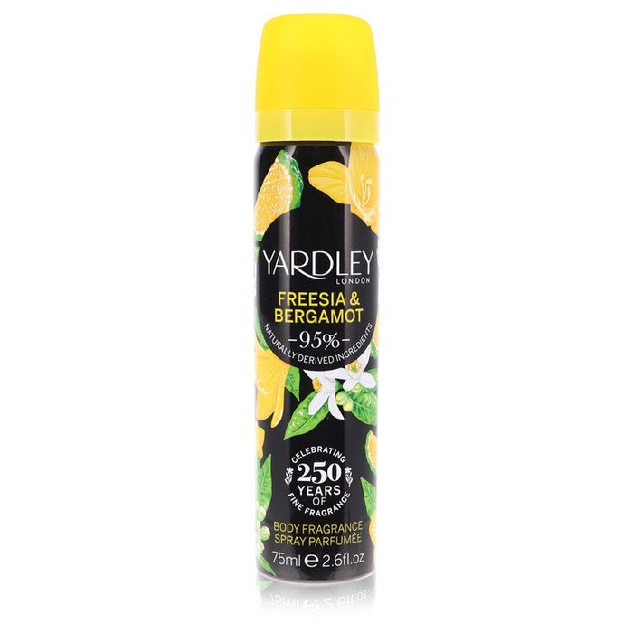 Yardley Freesia & Bergamot by Yardley London Body Fragrance Spray 2.6 oz for Women - PerfumeOutlet.com
