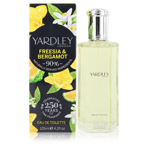 Yardley Freesia & Bergamot by Yardley London Eau De Toilette Spray 4.2 oz for Women - PerfumeOutlet.com