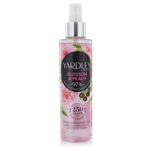 Yardley Blossom & Peach by Yardley London Moisturizing Body Mist 6.8 oz for Women - PerfumeOutlet.com