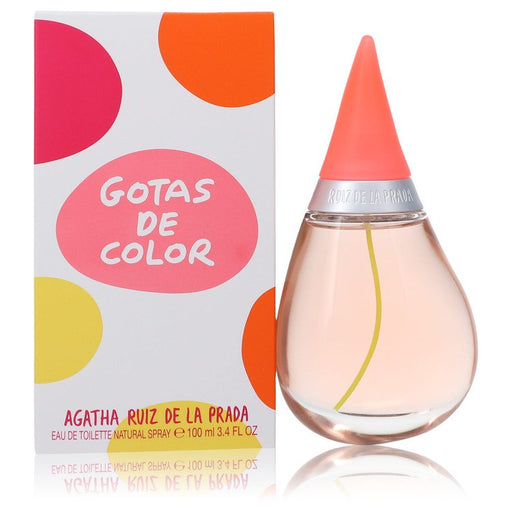 Agatha Ruiz De La Prada Gotas de Color by Agatha Ruiz De La Prada Eau De Toilette Spray 3.4 oz for Women - PerfumeOutlet.com