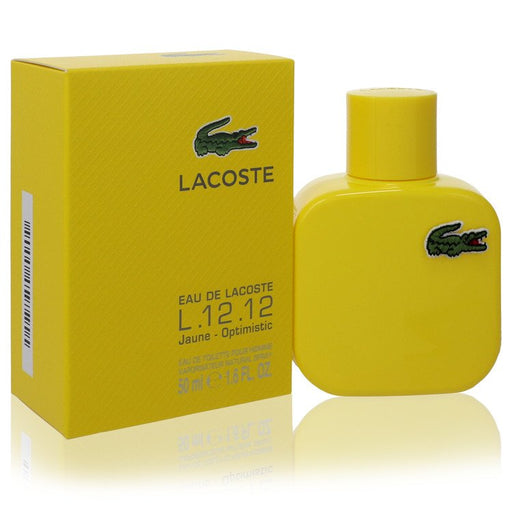 Lacoste Eau De Lacoste L.12.12 Jaune by Lacoste Eau De Toilette Spray 1.6 oz for Men - PerfumeOutlet.com