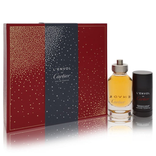 L'envol de Cartier by Cartier Gift Set -- 2.7 oz Eau de Parfum Spray + 2.5 oz Deodorant Stick for Men - PerfumeOutlet.com