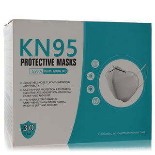 KN95 Mask by KN95 Thirty (30) KN95 Masks, Adjustable Nose Clip, Soft non-woven fabric, FDA and CE Approved (Unisex) 1 size for Women