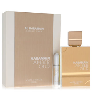 Al Haramain Amber Oud White Edition par Al Haramain Eau de Parfum Vaporisateur (Unisexe) 100 ml pour Hommes