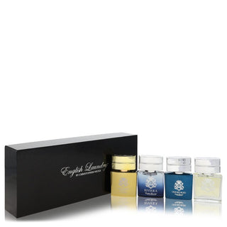 Arrogant by English Laundry Gift Set -- Gift Set includes Notting Hill, Riviera, Oxford Bleu, and Arrogant, all in .68 oz Mini EDP Sprays for Men