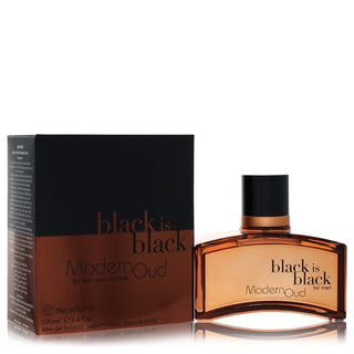 Black is Black Modern Oud by Nu Parfums Eau De Toilette Spray for Men