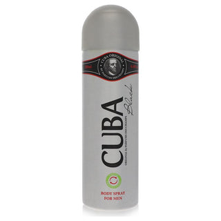 CUBA Black by Fragluxe Body Spray 6.6 oz for Men