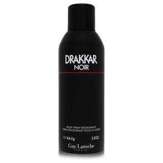 DRAKKAR NOIR by Guy Laroche Deodorant Body Spray 6 oz for Men