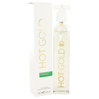 Hot Gold by Benetton Eau De Toilette Spray 3.3 oz for Women