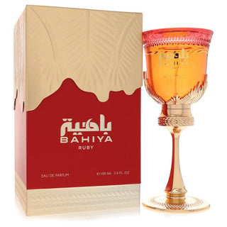 Arabiyat Prestige Bahiya Ruby by Arabiyat Prestige Eau De Parfum Spray (Unisex) 3.4 oz for Men