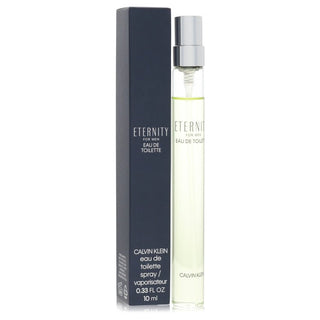 Eternity by Calvin Klein Mini EDT Spray .33 oz for Men