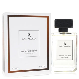 Swiss Arabian Leather And Oud by Swiss Arabian Eau De Parfum Spray (Unisex) 3.4 oz for Men