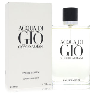 Acqua Di Gio by Giorgio Armani Eau De Parfum Refillable Spray 6.7 oz for Men