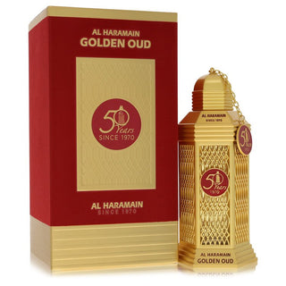 Al Haramain Golden Oud by Al Haramain Eau De Parfum Spray 3.4 oz for Men