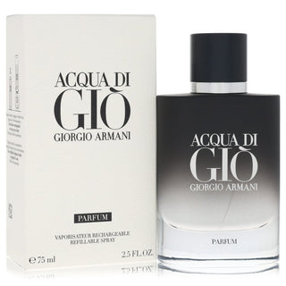 Acqua Di Gio by Giorgio Armani Parfum Refillable Spray 2.5 oz for Men