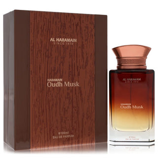 Al Haramain Oudh Musk by Al Haramain Eau De Parfum Spray 3.33 oz for Men