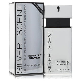 Silver Scent Infinite Silver by Jacques Bogart Eau De Toilette Spray 3.3 oz for Men