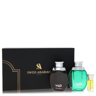 Kenzy by Swiss Arabian Gift Set (2 x 3.4 oz EDP) for Men