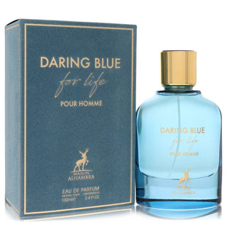 Maison Alhambra Daring Blue For Life by Maison Alhambra Eau De Parfum Spray for Men