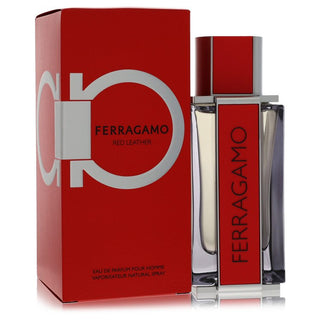 Salvatore Ferragamo Red Leather by Salvatore Ferragamo Eau De Parfum Spray for Men