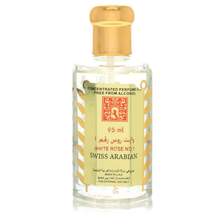 White Rose No 1 by Swiss Arabian Concentrated Perfume Oil Free From Alcohol (Unisex) 3.21 oz for Women