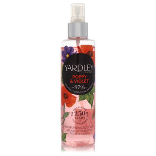 Yardley Poppy & Violet by Yardley London Body Mist 6.8 oz for Women