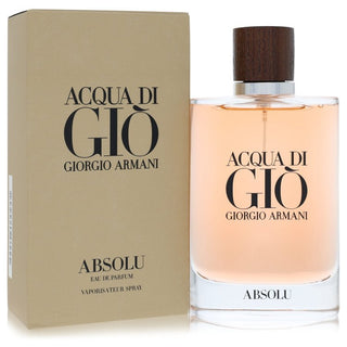 Acqua Di Gio Absolu by Giorgio Armani Eau De Parfum Spray for Men