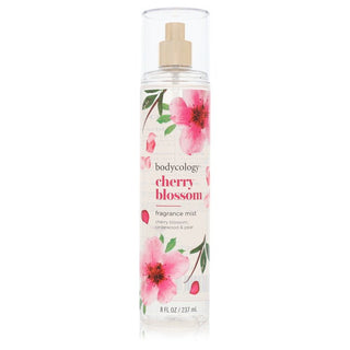 Bodycology Cherry Blossom Cedarwood and Pear by Bodycology Fragrance Mist Spray 8 oz for Women