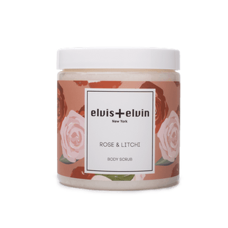 Rose & Litchi Body Scrub with Dead Sea Salt 300ml